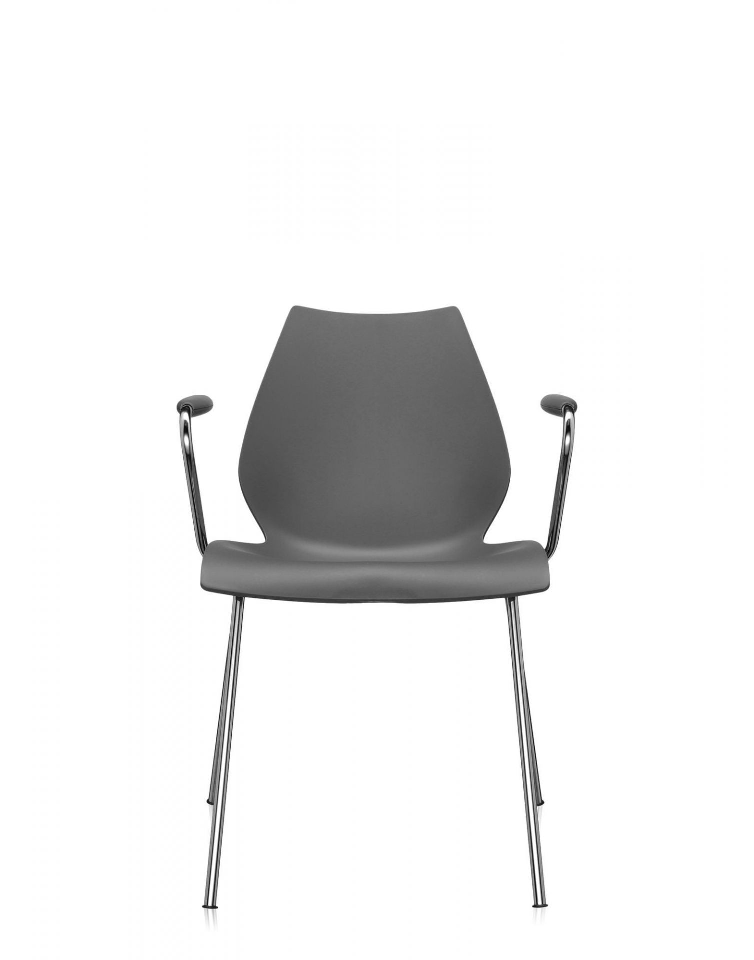 Maui Stuhl mit Armlehne Kartell Anthrazit